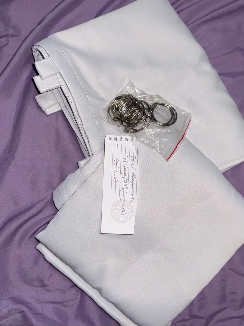 Light Blue Curtain Panels with Silver Grommet Rings